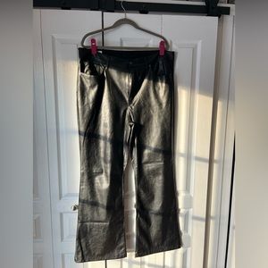 GAP Faux Leather 70’s Flare pants